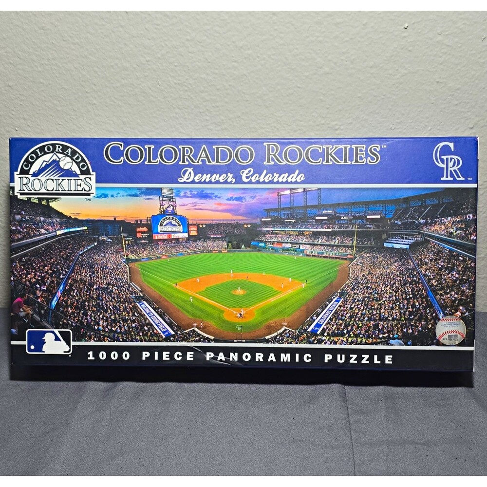 MasterPieces Colorado Rockies MLB 1000-Piece Panoramic Jigsaw Puzzle